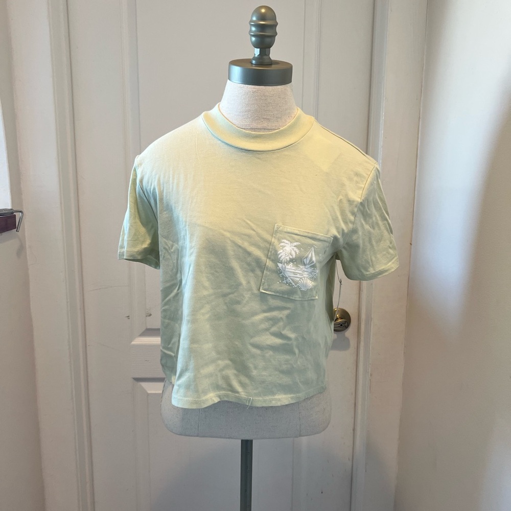 Volcom Mint Green Organic Cotton Tee